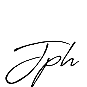 Make a beautiful signature design for name Jph. With this signature (Antro_Vectra_Bolder) style, you can create a handwritten signature for free. Jph signature style 7 images and pictures png