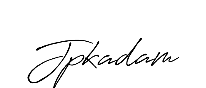 How to make Jpkadam signature? Antro_Vectra_Bolder is a professional autograph style. Create handwritten signature for Jpkadam name. Jpkadam signature style 7 images and pictures png