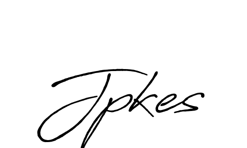 Jpkes stylish signature style. Best Handwritten Sign (Antro_Vectra_Bolder) for my name. Handwritten Signature Collection Ideas for my name Jpkes. Jpkes signature style 7 images and pictures png