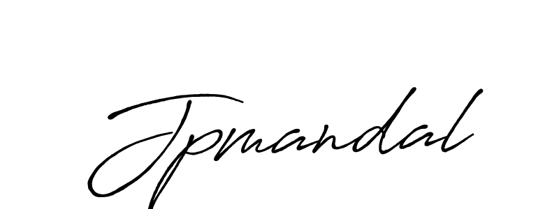 How to make Jpmandal signature? Antro_Vectra_Bolder is a professional autograph style. Create handwritten signature for Jpmandal name. Jpmandal signature style 7 images and pictures png