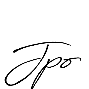 The best way (Antro_Vectra_Bolder) to make a short signature is to pick only two or three words in your name. The name Jpo include a total of six letters. For converting this name. Jpo signature style 7 images and pictures png