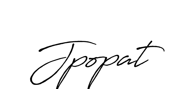 You should practise on your own different ways (Antro_Vectra_Bolder) to write your name (Jpopat) in signature. don't let someone else do it for you. Jpopat signature style 7 images and pictures png