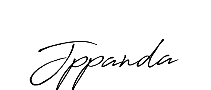 Make a beautiful signature design for name Jppanda. With this signature (Antro_Vectra_Bolder) style, you can create a handwritten signature for free. Jppanda signature style 7 images and pictures png