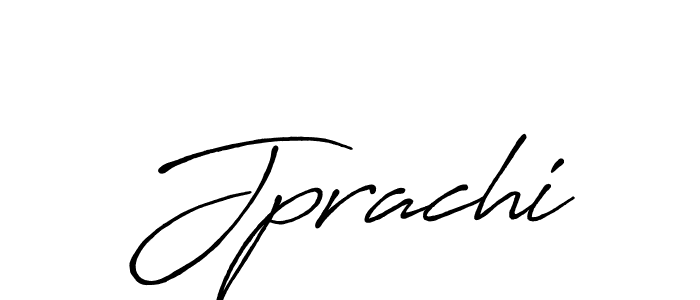 Use a signature maker to create a handwritten signature online. With this signature software, you can design (Antro_Vectra_Bolder) your own signature for name Jprachi. Jprachi signature style 7 images and pictures png