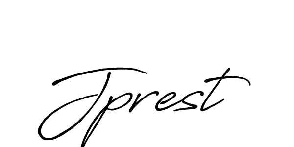 Design your own signature with our free online signature maker. With this signature software, you can create a handwritten (Antro_Vectra_Bolder) signature for name Jprest. Jprest signature style 7 images and pictures png