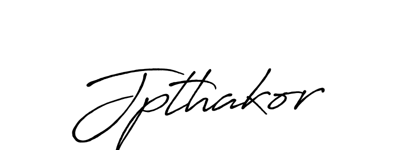 Create a beautiful signature design for name Jpthakor. With this signature (Antro_Vectra_Bolder) fonts, you can make a handwritten signature for free. Jpthakor signature style 7 images and pictures png