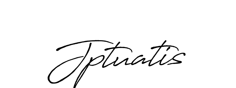 Use a signature maker to create a handwritten signature online. With this signature software, you can design (Antro_Vectra_Bolder) your own signature for name Jptuatis. Jptuatis signature style 7 images and pictures png