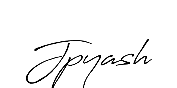 Design your own signature with our free online signature maker. With this signature software, you can create a handwritten (Antro_Vectra_Bolder) signature for name Jpyash. Jpyash signature style 7 images and pictures png