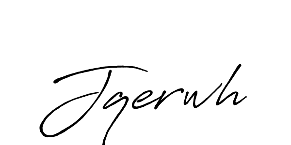 Make a beautiful signature design for name Jqerwh. With this signature (Antro_Vectra_Bolder) style, you can create a handwritten signature for free. Jqerwh signature style 7 images and pictures png