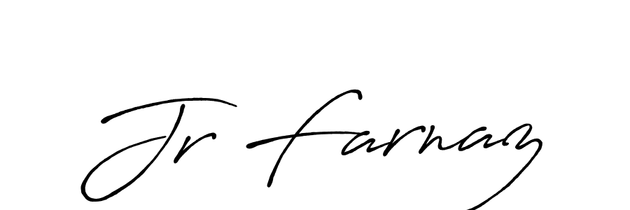 Jr Farnaz stylish signature style. Best Handwritten Sign (Antro_Vectra_Bolder) for my name. Handwritten Signature Collection Ideas for my name Jr Farnaz. Jr Farnaz signature style 7 images and pictures png