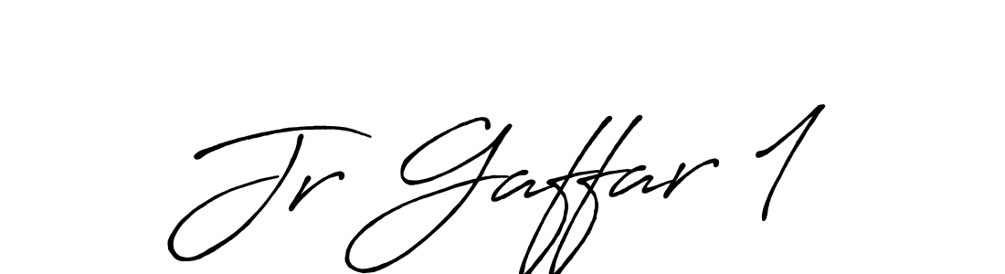 Jr Gaffar 1 stylish signature style. Best Handwritten Sign (Antro_Vectra_Bolder) for my name. Handwritten Signature Collection Ideas for my name Jr Gaffar 1. Jr Gaffar 1 signature style 7 images and pictures png