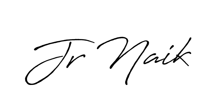 Also we have Jr Naik name is the best signature style. Create professional handwritten signature collection using Antro_Vectra_Bolder autograph style. Jr Naik signature style 7 images and pictures png
