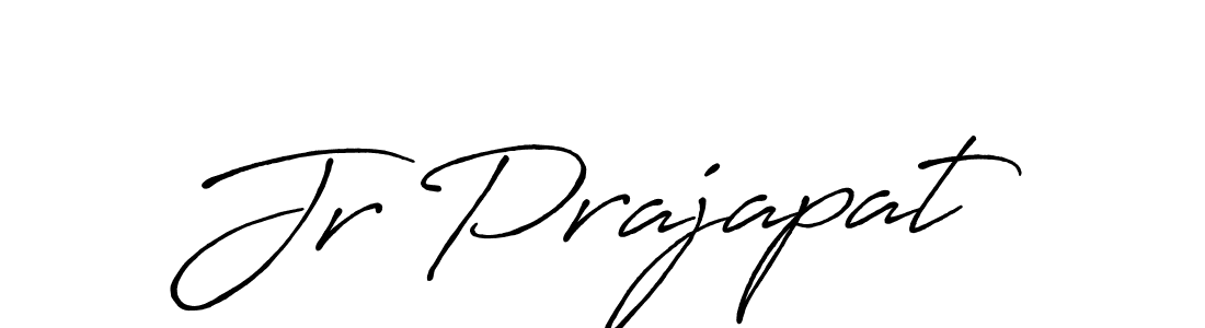 Jr Prajapat stylish signature style. Best Handwritten Sign (Antro_Vectra_Bolder) for my name. Handwritten Signature Collection Ideas for my name Jr Prajapat. Jr Prajapat signature style 7 images and pictures png