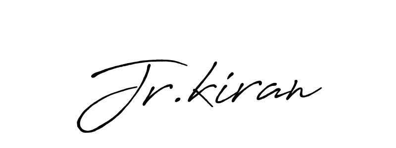 Similarly Antro_Vectra_Bolder is the best handwritten signature design. Signature creator online .You can use it as an online autograph creator for name Jr.kiran. Jr.kiran signature style 7 images and pictures png