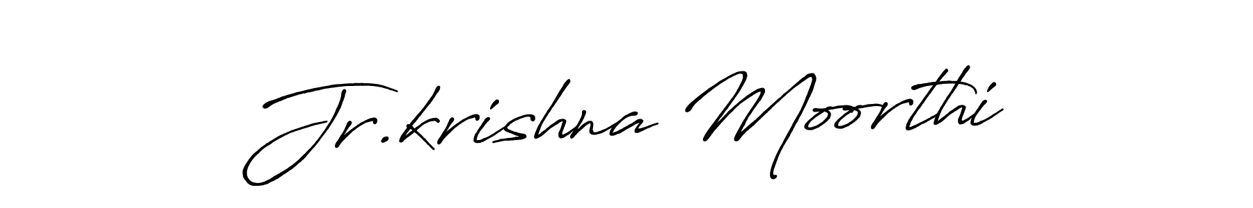 if you are searching for the best signature style for your name Jr.krishna Moorthi. so please give up your signature search. here we have designed multiple signature styles  using Antro_Vectra_Bolder. Jr.krishna Moorthi signature style 7 images and pictures png