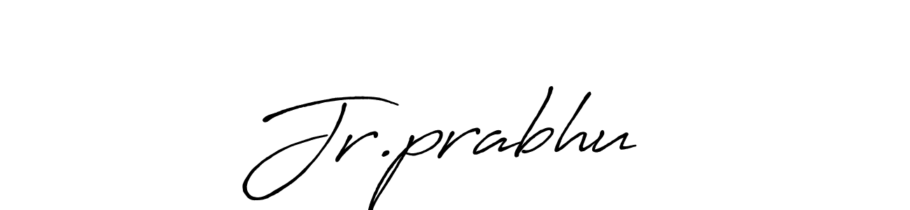 Design your own signature with our free online signature maker. With this signature software, you can create a handwritten (Antro_Vectra_Bolder) signature for name Jr.prabhu ⚓. Jr.prabhu ⚓ signature style 7 images and pictures png