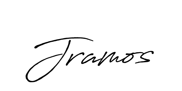 Use a signature maker to create a handwritten signature online. With this signature software, you can design (Antro_Vectra_Bolder) your own signature for name Jramos. Jramos signature style 7 images and pictures png