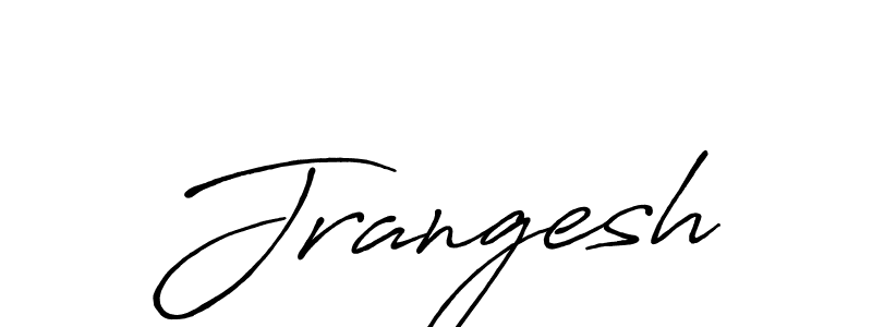 Similarly Antro_Vectra_Bolder is the best handwritten signature design. Signature creator online .You can use it as an online autograph creator for name Jrangesh. Jrangesh signature style 7 images and pictures png