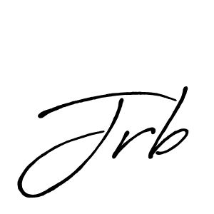Design your own signature with our free online signature maker. With this signature software, you can create a handwritten (Antro_Vectra_Bolder) signature for name Jrb. Jrb signature style 7 images and pictures png