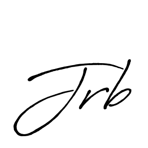 Design your own signature with our free online signature maker. With this signature software, you can create a handwritten (Antro_Vectra_Bolder) signature for name Jrb. Jrb signature style 7 images and pictures png