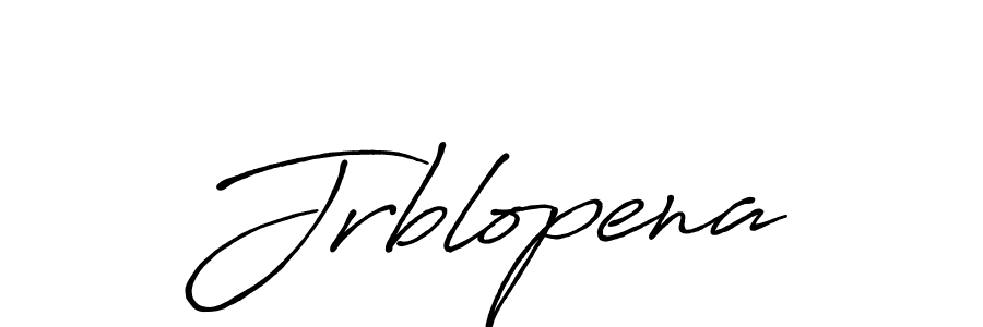 Jrblopena stylish signature style. Best Handwritten Sign (Antro_Vectra_Bolder) for my name. Handwritten Signature Collection Ideas for my name Jrblopena. Jrblopena signature style 7 images and pictures png