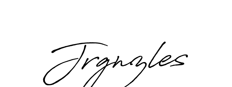 Also we have Jrgnzles name is the best signature style. Create professional handwritten signature collection using Antro_Vectra_Bolder autograph style. Jrgnzles signature style 7 images and pictures png