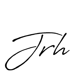 if you are searching for the best signature style for your name Jrh. so please give up your signature search. here we have designed multiple signature styles  using Antro_Vectra_Bolder. Jrh signature style 7 images and pictures png