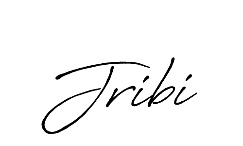 Once you've used our free online signature maker to create your best signature Antro_Vectra_Bolder style, it's time to enjoy all of the benefits that Jribi name signing documents. Jribi signature style 7 images and pictures png