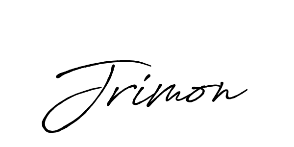 The best way (Antro_Vectra_Bolder) to make a short signature is to pick only two or three words in your name. The name Jrimon include a total of six letters. For converting this name. Jrimon signature style 7 images and pictures png