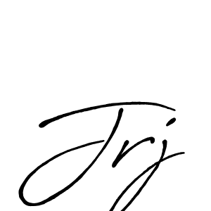 Use a signature maker to create a handwritten signature online. With this signature software, you can design (Antro_Vectra_Bolder) your own signature for name Jrj. Jrj signature style 7 images and pictures png