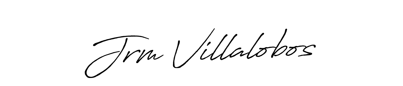 How to make Jrm Villalobos signature? Antro_Vectra_Bolder is a professional autograph style. Create handwritten signature for Jrm Villalobos name. Jrm Villalobos signature style 7 images and pictures png