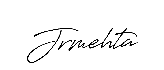 Design your own signature with our free online signature maker. With this signature software, you can create a handwritten (Antro_Vectra_Bolder) signature for name Jrmehta. Jrmehta signature style 7 images and pictures png