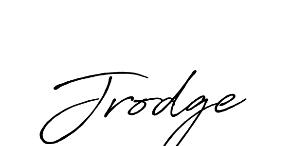 Create a beautiful signature design for name Jrodge. With this signature (Antro_Vectra_Bolder) fonts, you can make a handwritten signature for free. Jrodge signature style 7 images and pictures png