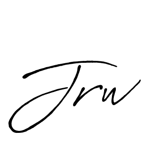 Use a signature maker to create a handwritten signature online. With this signature software, you can design (Antro_Vectra_Bolder) your own signature for name Jrw. Jrw signature style 7 images and pictures png