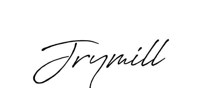 if you are searching for the best signature style for your name Jrymill. so please give up your signature search. here we have designed multiple signature styles  using Antro_Vectra_Bolder. Jrymill signature style 7 images and pictures png