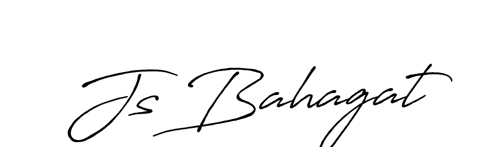 How to make Js Bahagat signature? Antro_Vectra_Bolder is a professional autograph style. Create handwritten signature for Js Bahagat name. Js Bahagat signature style 7 images and pictures png