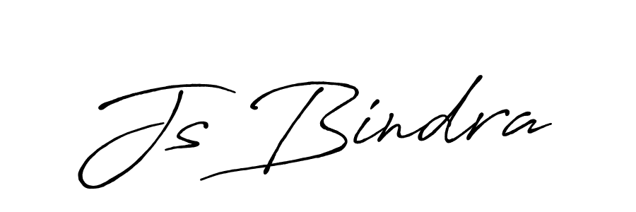 You should practise on your own different ways (Antro_Vectra_Bolder) to write your name (Js Bindra) in signature. don't let someone else do it for you. Js Bindra signature style 7 images and pictures png
