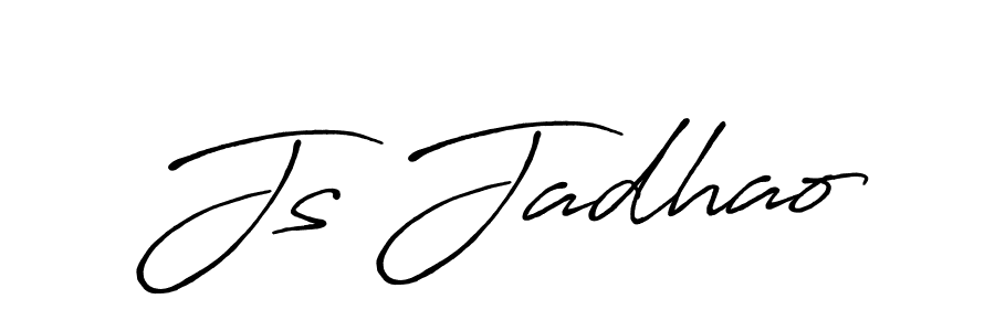 Antro_Vectra_Bolder is a professional signature style that is perfect for those who want to add a touch of class to their signature. It is also a great choice for those who want to make their signature more unique. Get Js Jadhao name to fancy signature for free. Js Jadhao signature style 7 images and pictures png