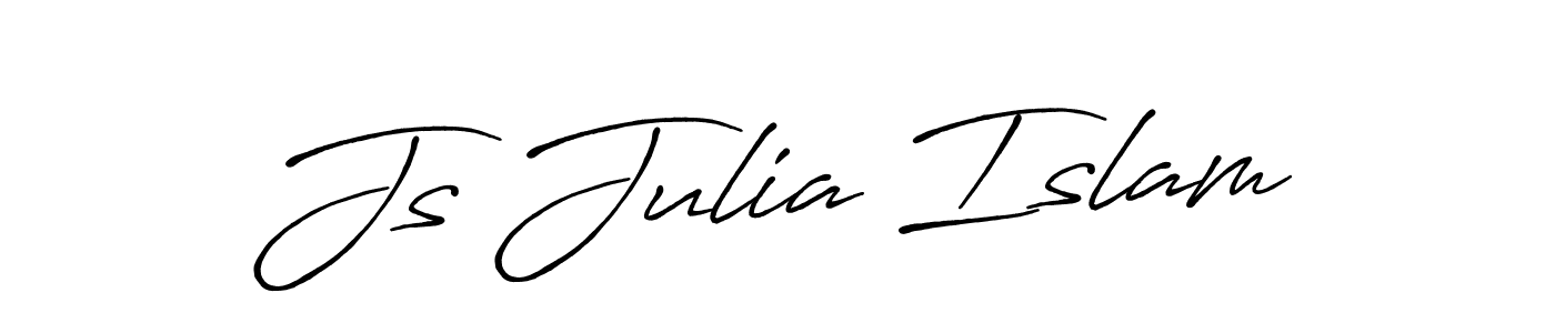 You should practise on your own different ways (Antro_Vectra_Bolder) to write your name (Js Julia Islam) in signature. don't let someone else do it for you. Js Julia Islam signature style 7 images and pictures png