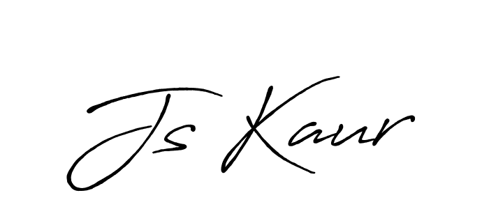 Js Kaur stylish signature style. Best Handwritten Sign (Antro_Vectra_Bolder) for my name. Handwritten Signature Collection Ideas for my name Js Kaur. Js Kaur signature style 7 images and pictures png