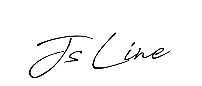 It looks lik you need a new signature style for name Js Line. Design unique handwritten (Antro_Vectra_Bolder) signature with our free signature maker in just a few clicks. Js Line signature style 7 images and pictures png