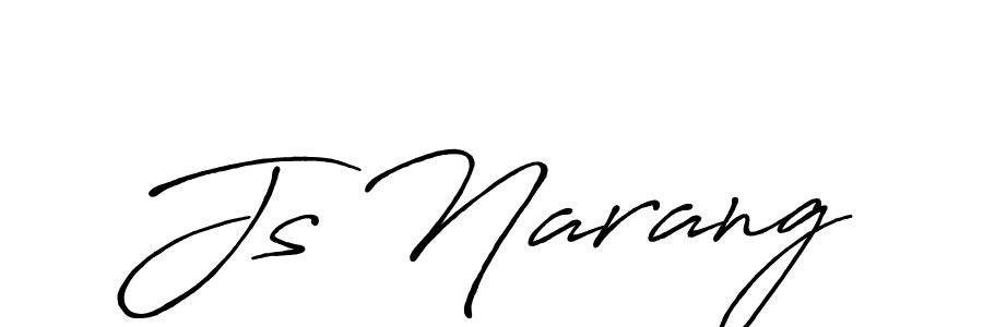 Once you've used our free online signature maker to create your best signature Antro_Vectra_Bolder style, it's time to enjoy all of the benefits that Js Narang name signing documents. Js Narang signature style 7 images and pictures png