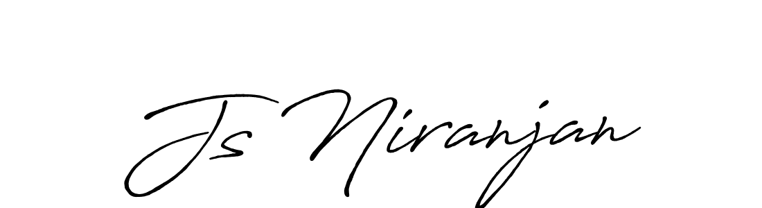 Also You can easily find your signature by using the search form. We will create Js Niranjan name handwritten signature images for you free of cost using Antro_Vectra_Bolder sign style. Js Niranjan signature style 7 images and pictures png