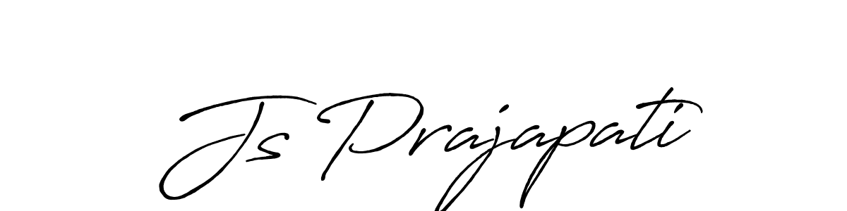 It looks lik you need a new signature style for name Js Prajapati. Design unique handwritten (Antro_Vectra_Bolder) signature with our free signature maker in just a few clicks. Js Prajapati signature style 7 images and pictures png