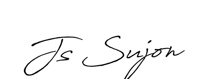 if you are searching for the best signature style for your name Js Sujon. so please give up your signature search. here we have designed multiple signature styles  using Antro_Vectra_Bolder. Js Sujon signature style 7 images and pictures png