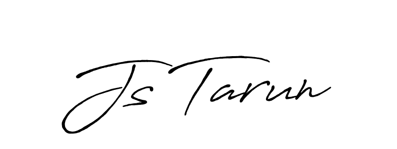 Also You can easily find your signature by using the search form. We will create Js Tarun name handwritten signature images for you free of cost using Antro_Vectra_Bolder sign style. Js Tarun signature style 7 images and pictures png