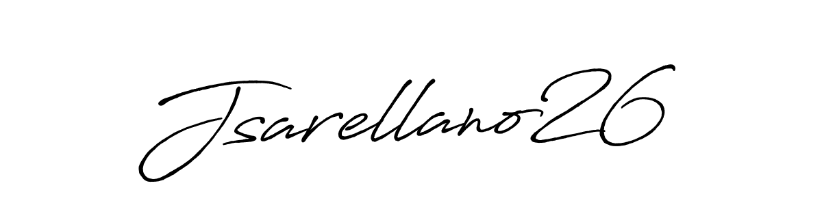 if you are searching for the best signature style for your name Jsarellano26. so please give up your signature search. here we have designed multiple signature styles  using Antro_Vectra_Bolder. Jsarellano26 signature style 7 images and pictures png