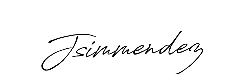 It looks lik you need a new signature style for name Jsimmendez. Design unique handwritten (Antro_Vectra_Bolder) signature with our free signature maker in just a few clicks. Jsimmendez signature style 7 images and pictures png