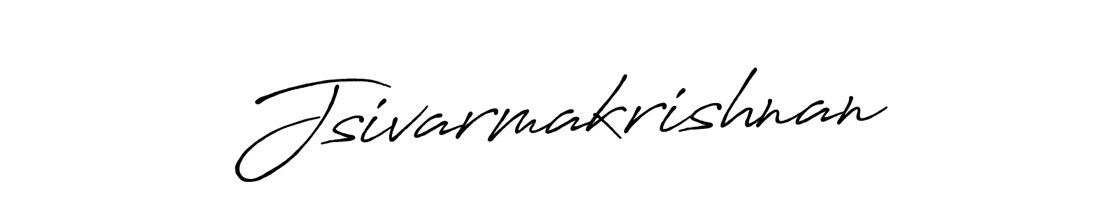 It looks lik you need a new signature style for name Jsivarmakrishnan. Design unique handwritten (Antro_Vectra_Bolder) signature with our free signature maker in just a few clicks. Jsivarmakrishnan signature style 7 images and pictures png