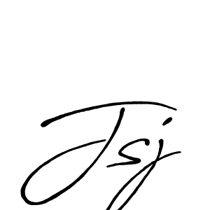 The best way (Antro_Vectra_Bolder) to make a short signature is to pick only two or three words in your name. The name Jsj include a total of six letters. For converting this name. Jsj signature style 7 images and pictures png